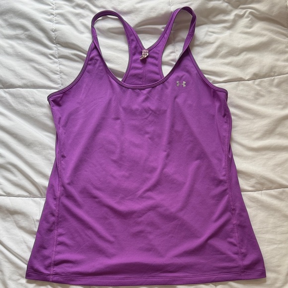 Under Armour Women's  Purple Tank Top - Picture 1 of 9